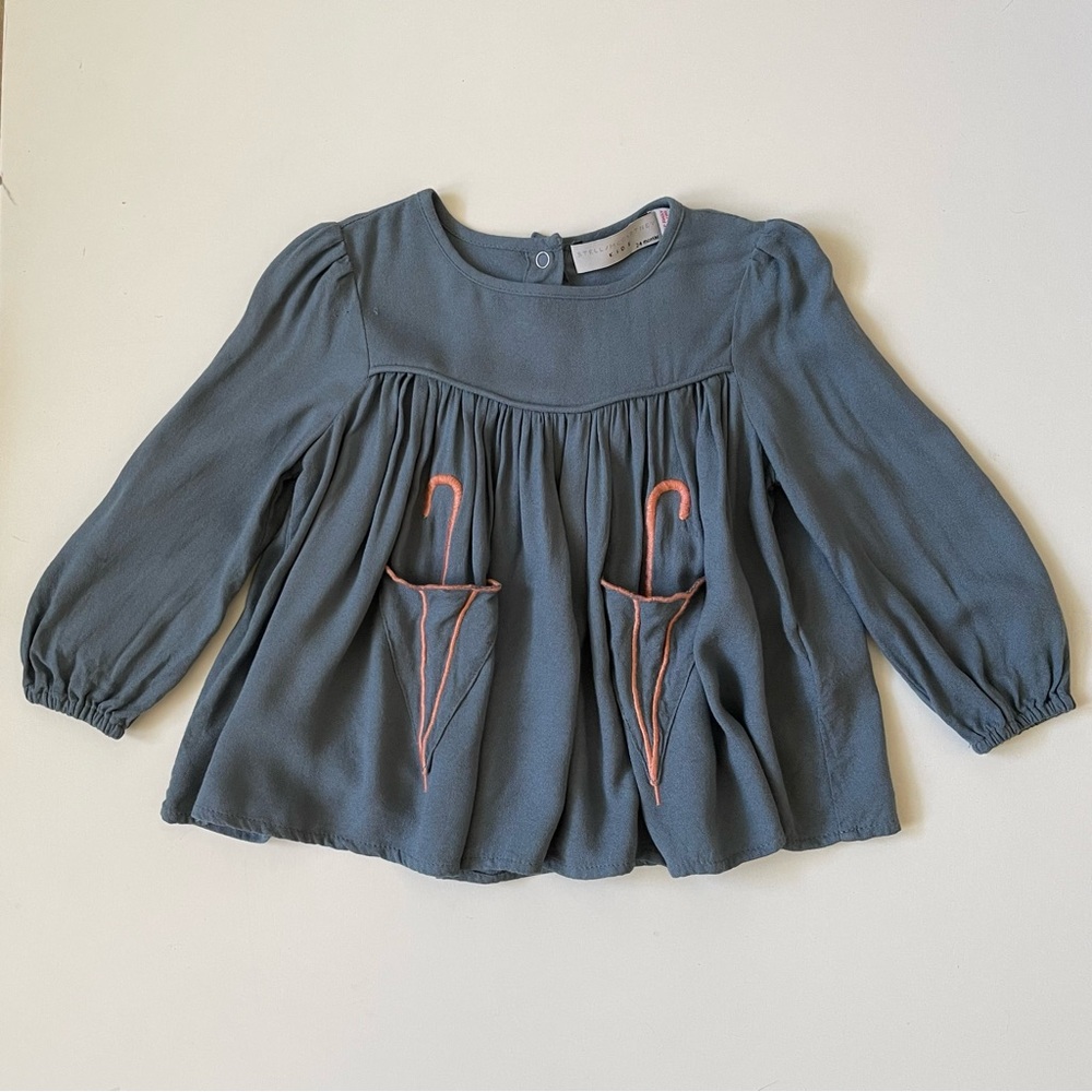 Stella McCartney Kids Girls Top with Umbrella Pockets - 24M